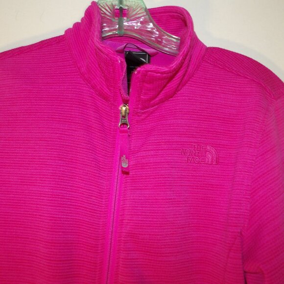 The North Face Big Girls Zippered Sweat Shirt Fleece Girls Sz L - Picture 2 of 7